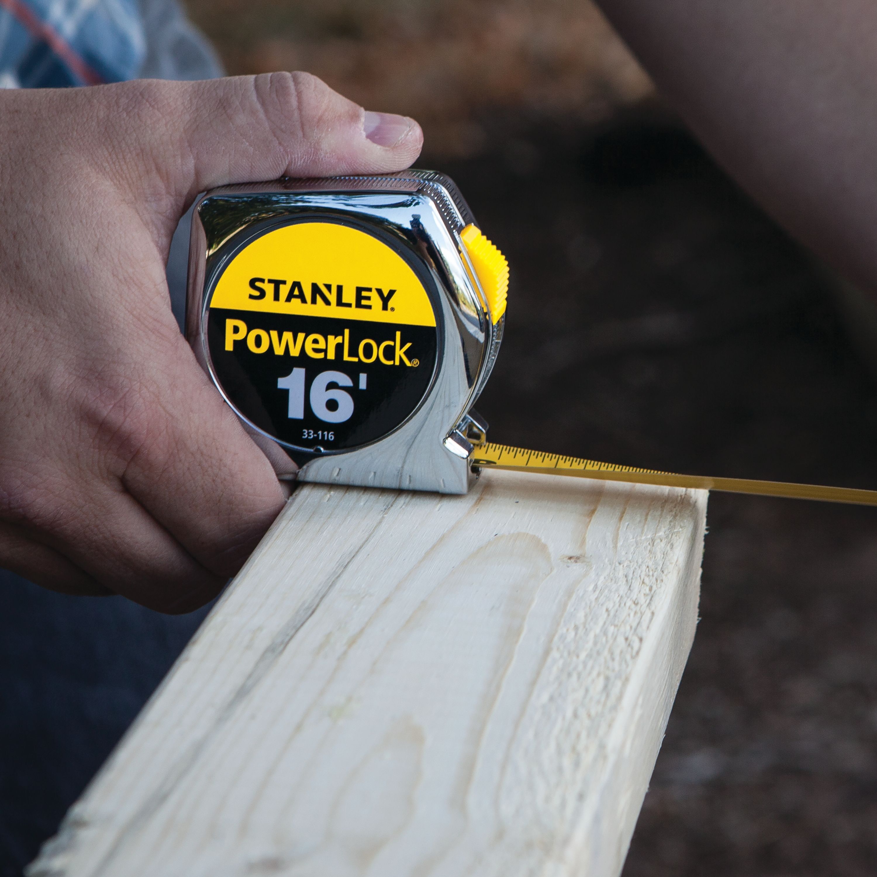 0-33-526 Stanley | Cinta métrica Stanley Powerlock de 8m, anchura 25 mm con sistemas imperial y 0-33-526 Stanley | Cinta métrica Stanley Powerlock de 8m, anchura 25 mm con sistemas imperial y