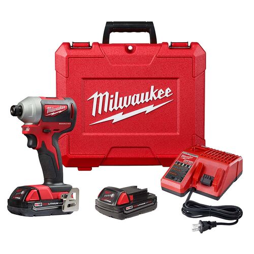 M18 Compact Brushless 1/4" Hex Impact Driver Kit