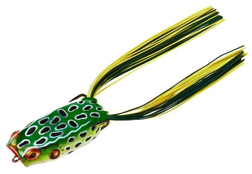 1/2 Poppin' Pad Crasher Fishing Lure Leopard Frog