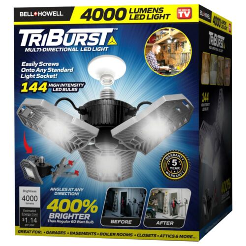 Bell+Howell Triburst Multi-Directional 4000 Lumen Super Bright 144 LED Light