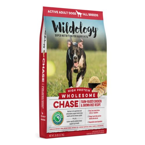 Chase High-Protein Farm-Raised Chicken & Brown Rice Recipe Dog Food - 28 Lb