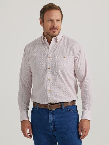 Men's Classic Relaxed Fit Long Sleeve Shirt