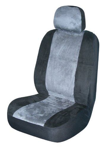 Gray Memory Foam Low Back Bucket Seat Cover