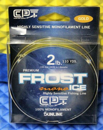 110YD 2LB Gold Premium Frost Ice Fishing Line