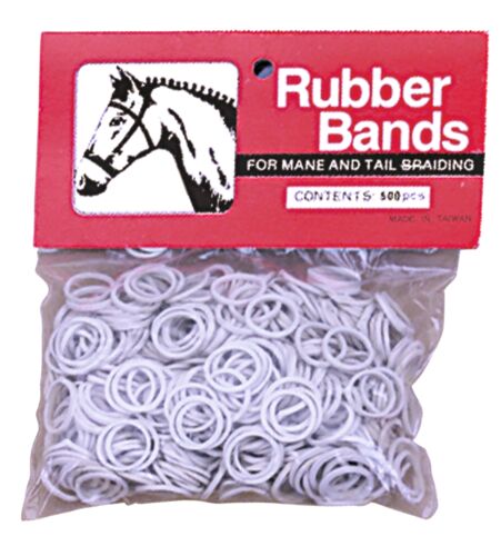 Rubber Bands - White