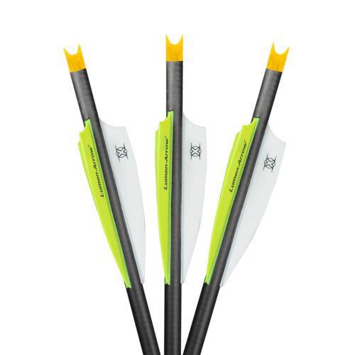 Lumen-Arrow Crescent 20" Crossbow Bolts 3.5" Vanes