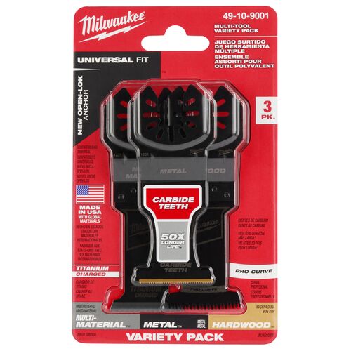 OPEN-LOK All-Purpose Multi-Tool Blade Variety Pack - 3-Piece