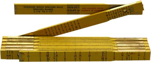 6' Oversized Folding Wood Rule