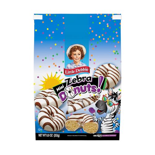 Mini Zebra Donut Snack Cakes