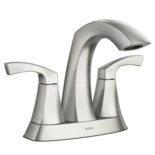 Lindor Spot Resist Brushed Nickel Two-Handle High Arc Bathroom Faucet