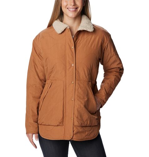 Women's Birchwood Quilted Jacket in Camel Brown