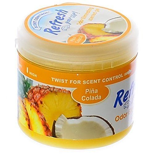 Pina Colada Scented Gel Can Car Air Freshener - 4.5 Oz