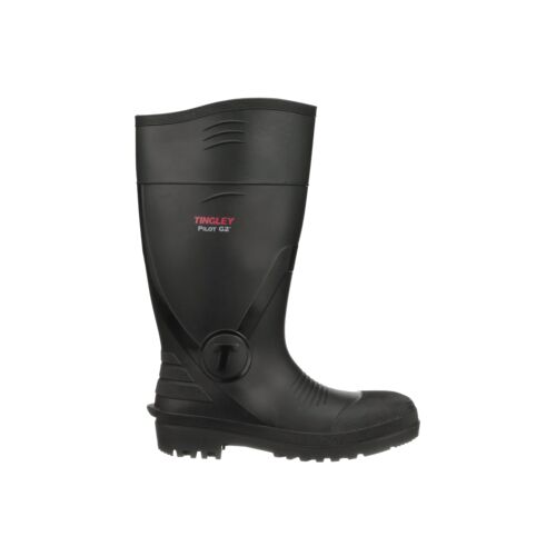 Unisex Pilot G2 Plain Toe Knee Boot in Black