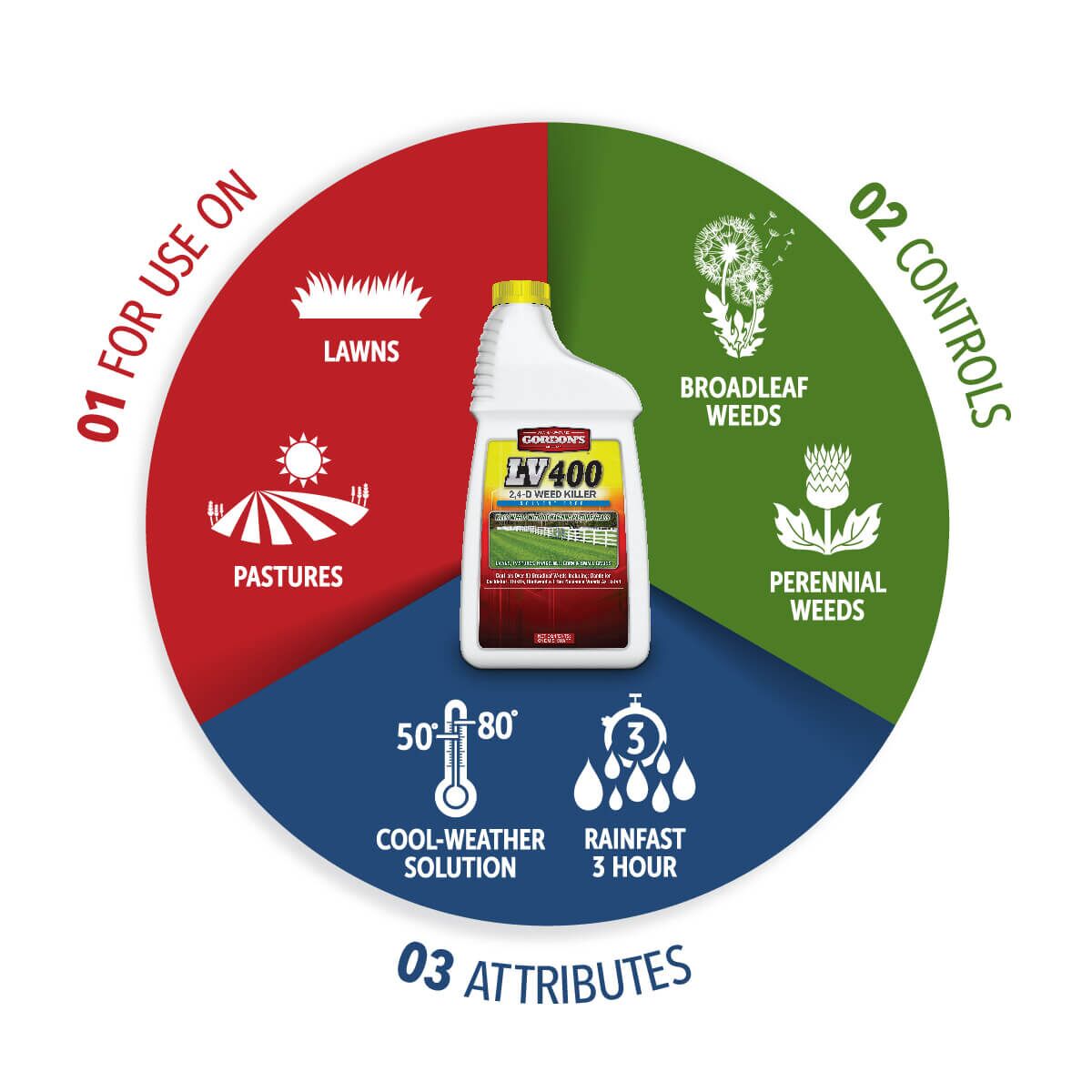 Gordon's Amine 400 2 4D Weed Killer