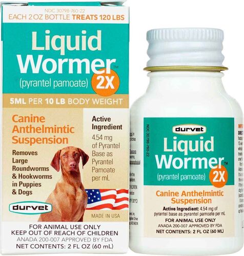 Durvet Liquid Dog Wormer 2X 2oz