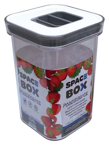 Space Box Square Clear Container - 1 Quart