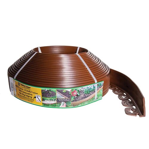 No Dig Landscape Edging in Light Brown - 3" x 60'