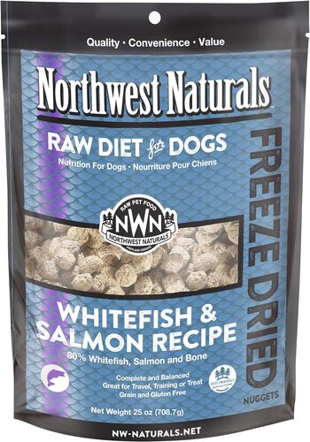 Freeze-Dried Raw Diet for Dogs in Whitefish & Salmon Recipe - 25 oz