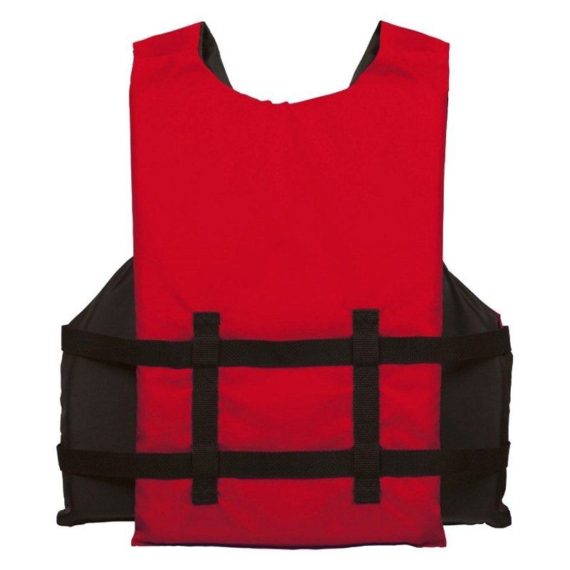 Super Large Open Side Red Life Vest
