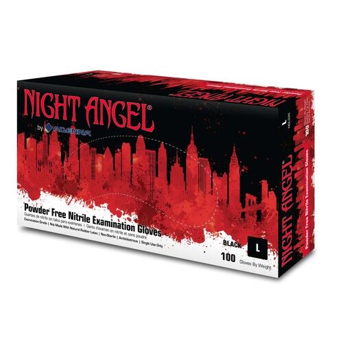 Night Angel Nitrile Powder Free Exam Gloves