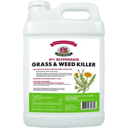 41% Glyphosate Grass & Weed Killer 2.5 Gallon Jug