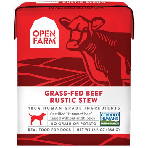 Grass-Fed Beef Rustic Stew Wet Dog Food - 12.5 oz