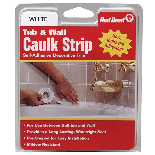 Tub & Wall Caulk Strip