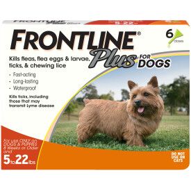 Plus Flea & Tick Treatment for Dogs 5 to 22 lbs. - 3 Month Supply