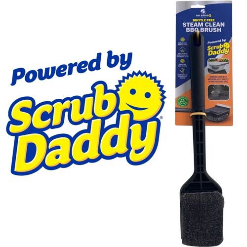 Steam Clean BBQ Brush Powered by Scrub Daddy