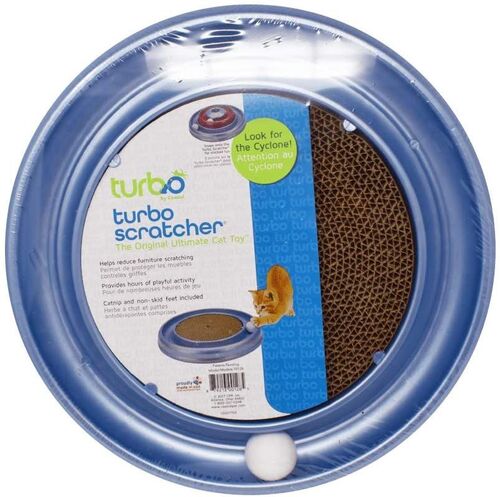 Turbo Scratcher Cat Toy  - 16 x 1.88 -  Assorted Colors