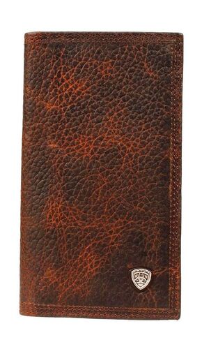 Men's Rodeo Shield Wallet in Brown