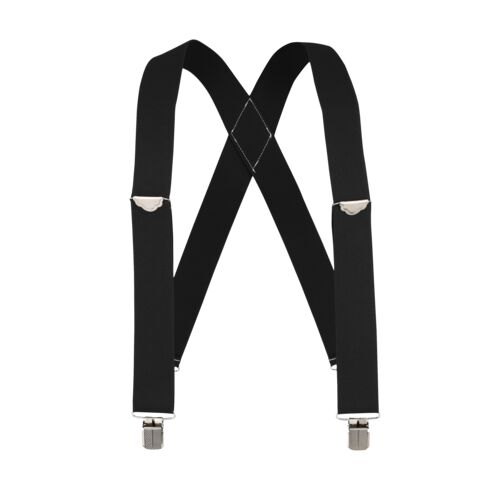 2" Clip-On Casual Suspender in Black