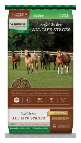 SafeChoice All Life Stages Pellet Horse Feed - 50 Lb