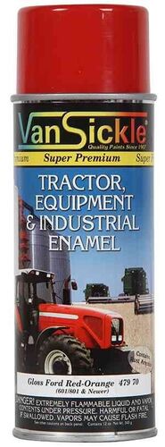 Tractor Equipment & Industrial Enamel Spray Paint - Ford Red-Orange