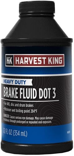 Heavy Duty DOT 3 Brake Fluid - 12 Oz