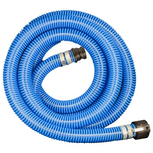 2" x 20' XtremeFlex Suction Hose Assembly with Polypropylene Cam Lock