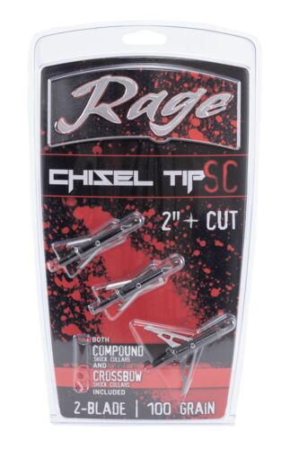 Black Series Chisel 2" Broadhead - 3-Pack