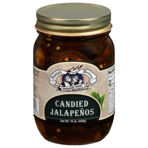 1 Pint Candied Jalapenos
