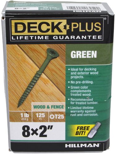 Deck Plus Green Star Drive Deck Screws - Lb Box