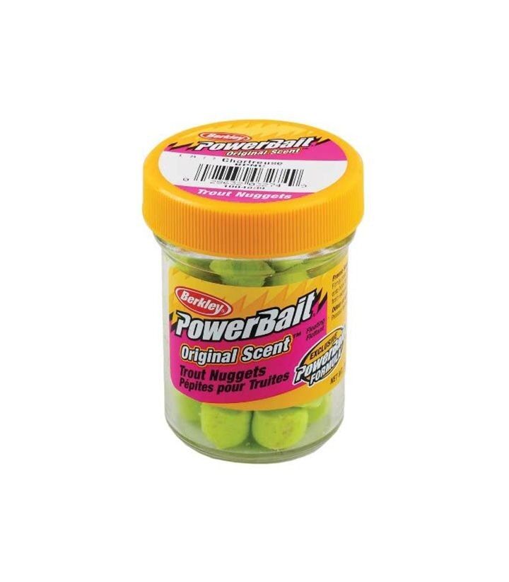 Berkley PowerBait Power Nuggets Fishing Dough Bait, Chartreuse