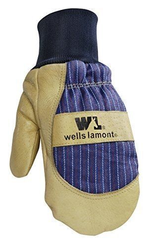 Men's Heavy Duty Leather Palm Winter Work Mitten