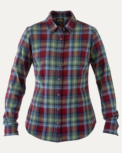 Women's Downtown Series Flannel Shirt in Port