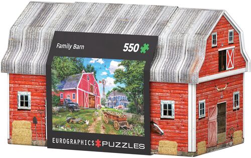 Family Farm Tin Puzzle 550-Piece