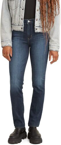 Women's 724 High Rise Slim Straight Jean in Carbon Glow
