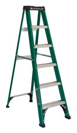 Fiberglass Step Ladder Type II - 6'