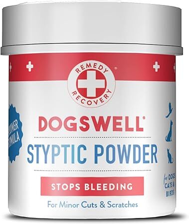 Styptic Powder Blood Stopper for Dogs & Cats - 1.5 oz