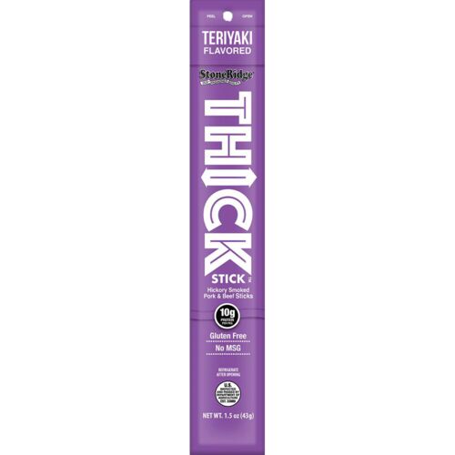 Teriyaki Pork & Beef Thick Snack Stick - 1.5 oz
