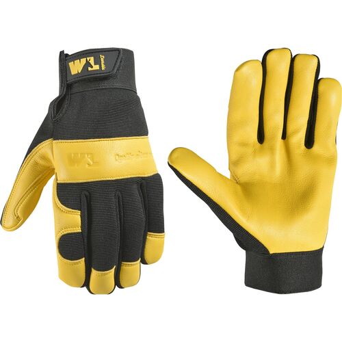 Men's Deerskin Leather Hybrid Gloves