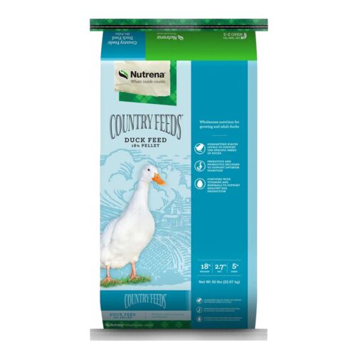 Country Feeds Duck 18% Pellets - 50 lb