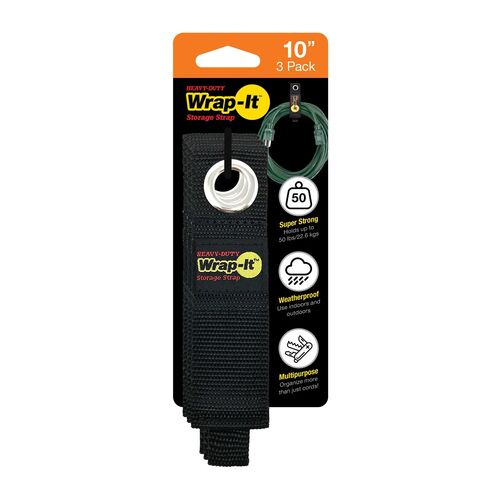 10" 3 Pack Heavy-Duty Storage Strap